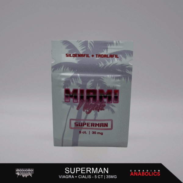 Miami Nightz – Superman (Cialis + Viagra) 35mg – 5 tablets